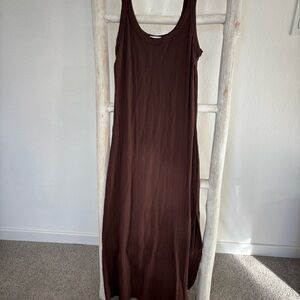 Vitamin A Deep Brown Maxi Dress